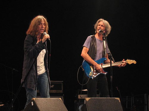 Patti Smith + Janet Hamill & the Moving Star (Summerstage 2005) en concert